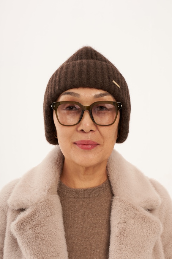 Купить Шапка-ушанка из 100% пуха яка коричневая  Купить Шапка-ушанка из 100% пуха яка коричневая