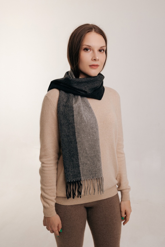 Купить Шарф трёхцветный из кашемира 