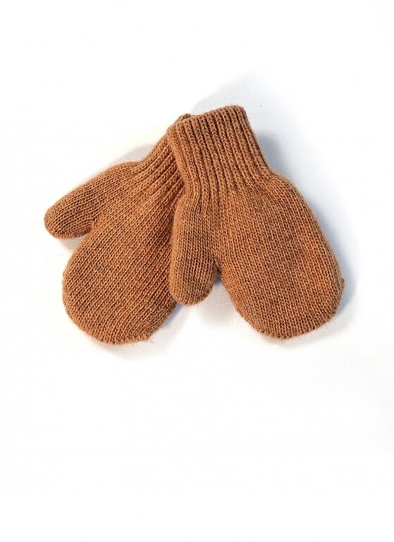 Купить Детские варежки песочные из 100% шерсть верблюда 