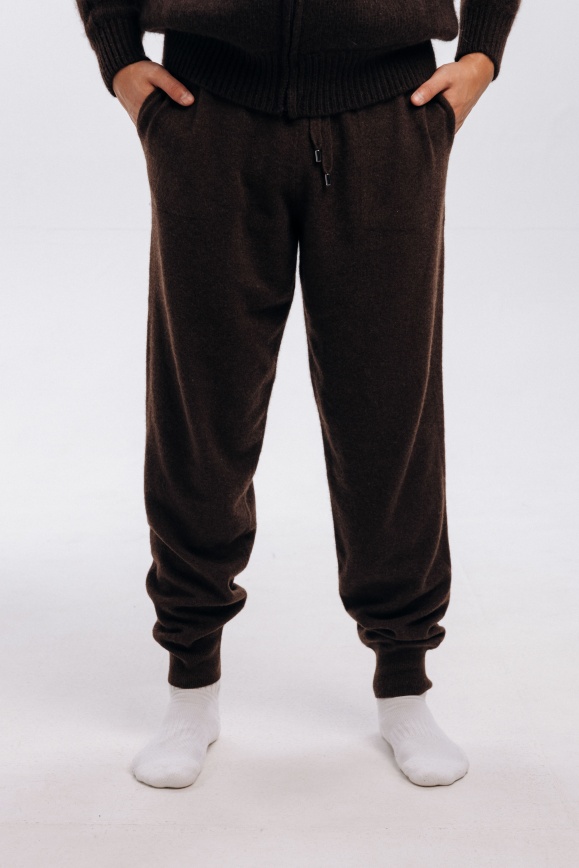 Купить Штаны из 100% пуха яка коричневые 