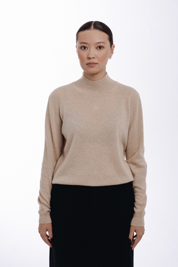 Купить Свитер бежевый 100% кашемира 