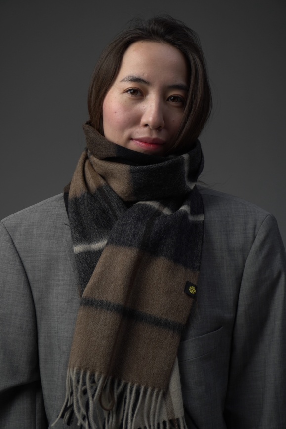 Купить Трехцветный шарф из 100% шерсти яка 