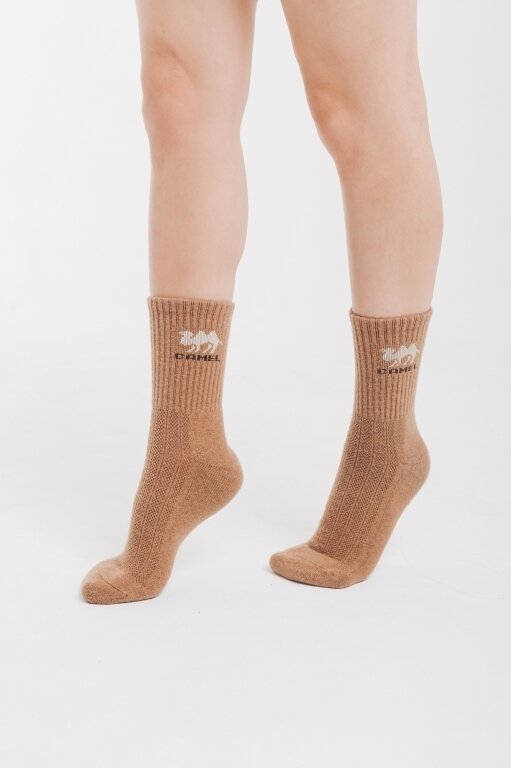 Купить Носки песочные из 70% шерсти верблюда 