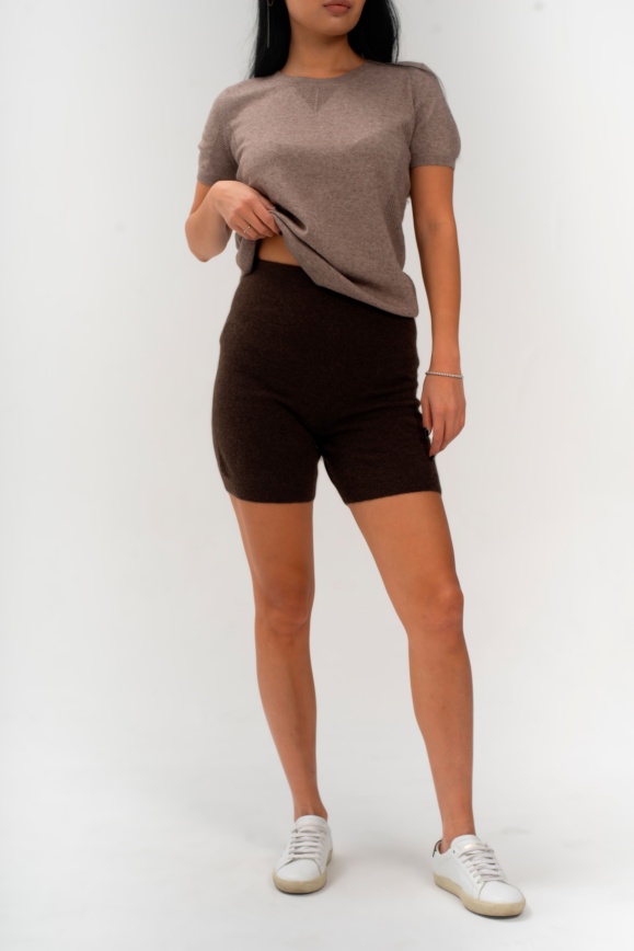 Купить Шорты коричневые из 100% шерсти яка 